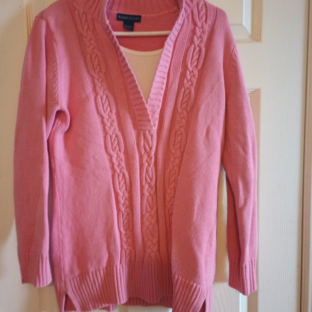Pink Pullover Sweater